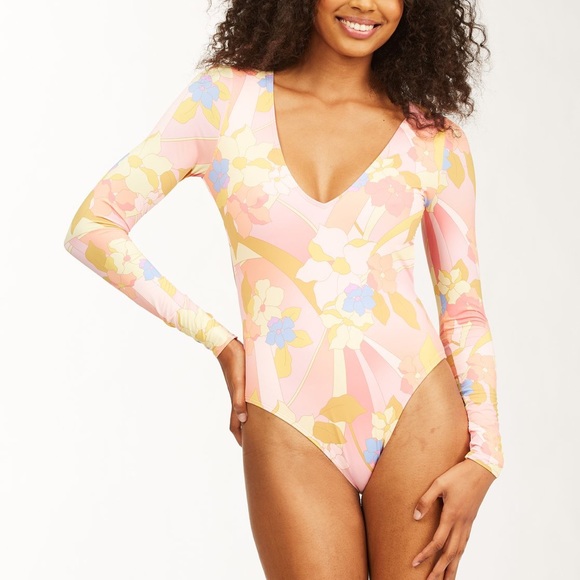 π₯π₯BILLABONG - GROOVY GARDEN LS ONE PIECEπ₯π₯ - Picture 3 of 7